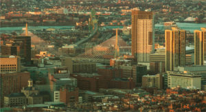 East Coast City Aerial - Boston